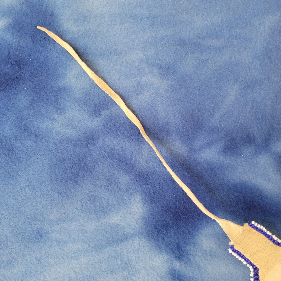 Southwestern Style Beaded Bracelet with Seude-style Ties - Picture 7 of 9